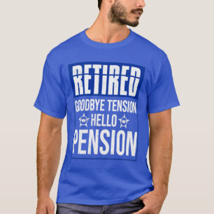 Polizist Pension Funny Pension Plan Ruhestand Poli T-Shirt