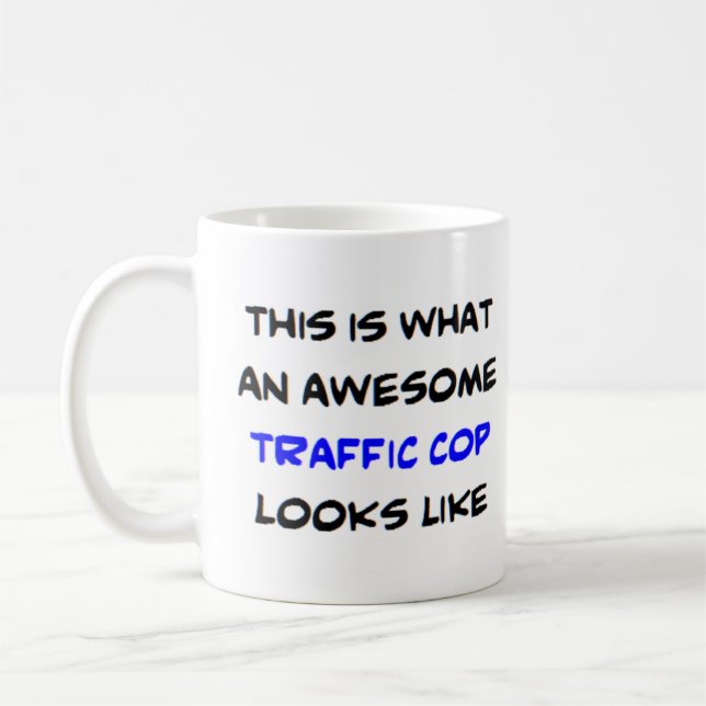 Polizist, phantastisch kaffeetasse (Links)