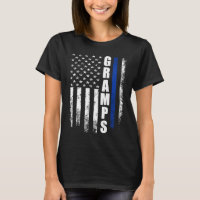 Polizist Police Gramps American Flag Vatertag für 