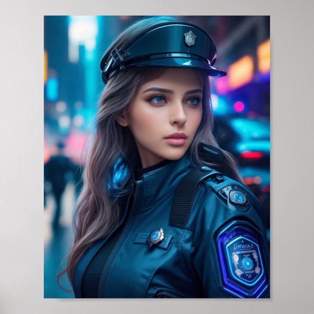 Polizist Poster (Vorne)