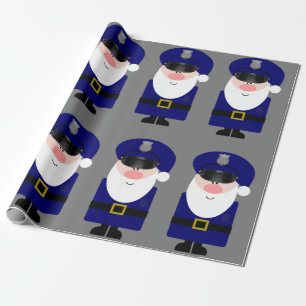 Polizist Sankt Geschenkpapier