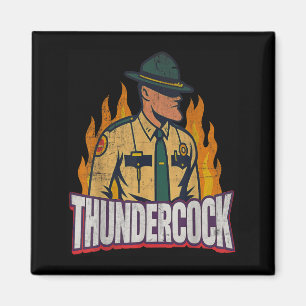 Polizist Sergeant Cius Thunder Bodycam Lustiges Me Magnet