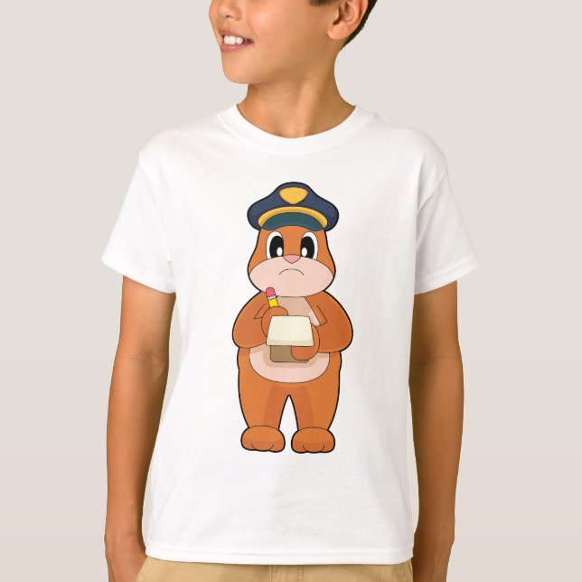 Polizist-Ticketpolizei T-Shirt (Vorderseite)