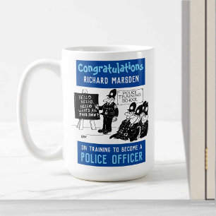 Polizist werden kaffeetasse
