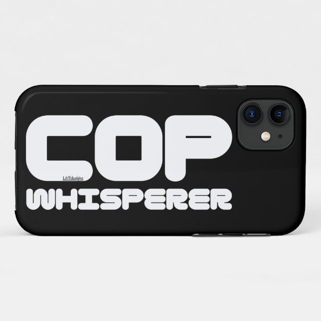 POLIZIST WHISPERER-Lustscheine Case-Mate iPhone Hülle (Rückseite (Horizontal))