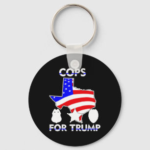 Polizisten für Trump (Austin Schlüsselanhänger
