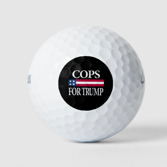 Polizisten für Trumpf Golfball (Vorderseite)