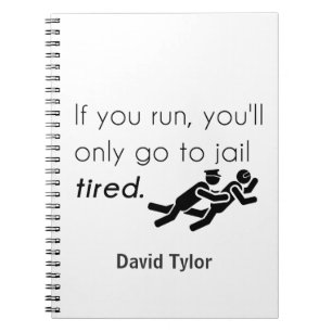 Polizisten Jokes Notizblock