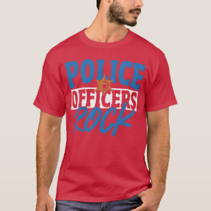 Polizisten Rock Polizist Cop Geschenk T-Shirt