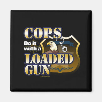 Polizisten tun es magnet