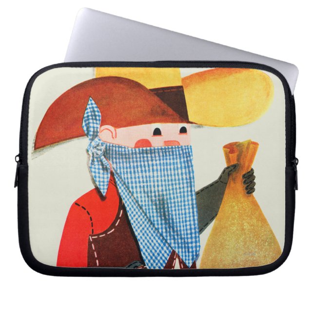 Polizisten und Räuber Laptopschutzhülle (Vorderseite)