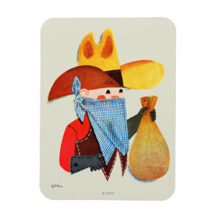 Polizisten und Robber Magnet