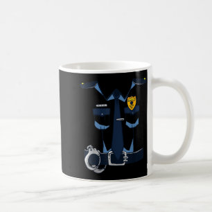 Polizistenuniform Halloween-Kinderkostüm Kaffeetasse