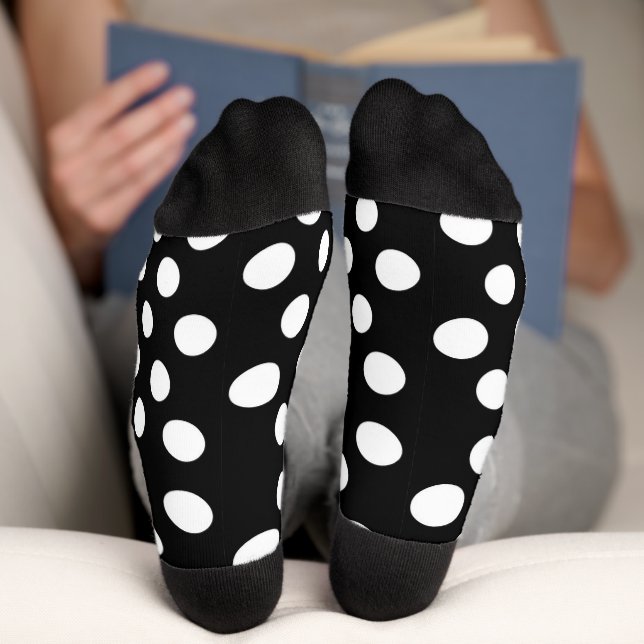 Polk-A-Dot-Muster Socken (Unterseite)
