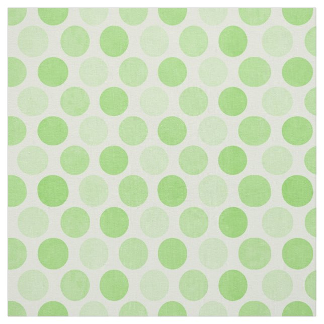 Polk Dots Green Fabric Stoff (Muster)