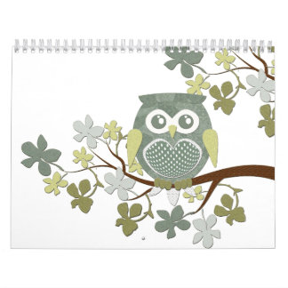 Polka-Baum-Eulen-Kalender Kalender