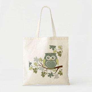 Polka-Baum-Eulen-Tasche Tragetasche
