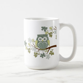Polka-Baum-Eulen-Tasse Kaffeetasse