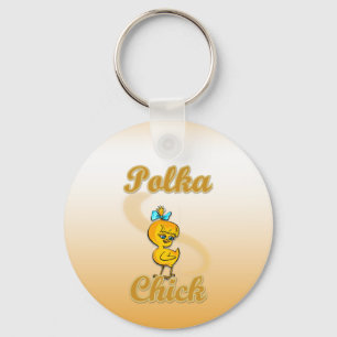 Polka Chick Schlüsselanhänger