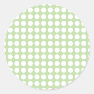 Polka-Dosen-Aufkleber Runder Aufkleber