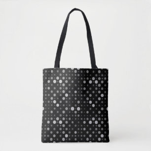 Polka Dot 01.Gray Black BG