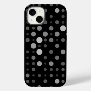 Polka Dot 01X.Gray Shade Black BG Case-Mate iPhone 14 Hülle