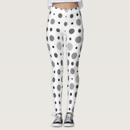Polka Dot 01X.Gray Shade Leggings