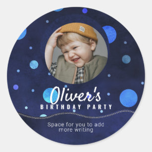 Polka-dot-Aufkleber für Kinder Runder Aufkleber