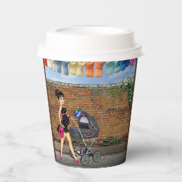 Polka-Dot Baby Pappbecher