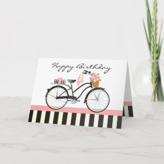 Polka Dot Bicycle Karte