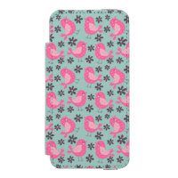 Polka Dot Birds und Blume