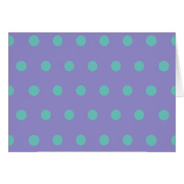 Polka Dot Blank Cards (Lavender & Aqua)
