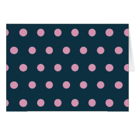 Polka Dot Blank Cards (Midnight Blue & Soft Pink)