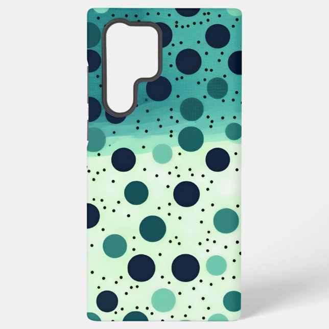 Polka Dot Bliss Samsung Galaxy Ultra S22 Fall Hülle (Rückseite)