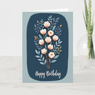 Polka Dot Bloom Kunstkarte Karte