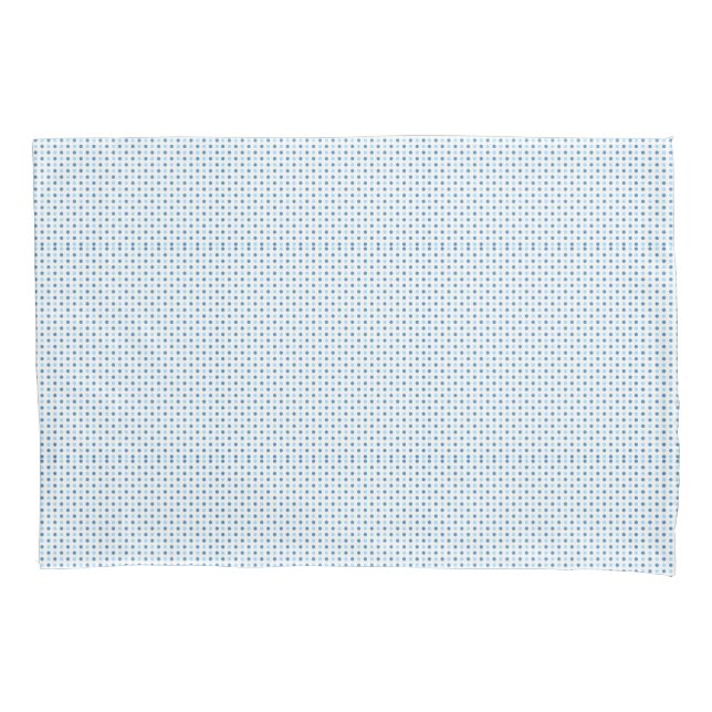 Polka Dot Blues Kissenbezug (Vorderseite)