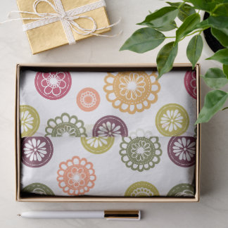 Polka Dot Blumen - Seidenpapier