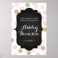 Polka Dot Brautparty Sign