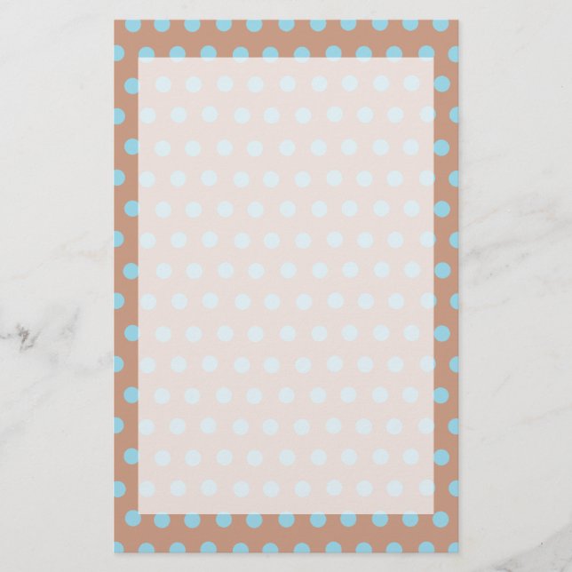 Polka Dot Briefpapier (Vorderseite)