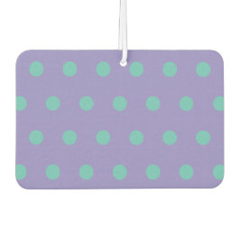 Polka Dot Car Air Freshener (Lavender & Aqua) Autolufterfrischer