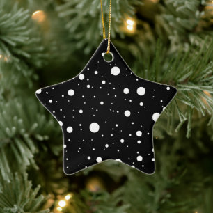 Polka Dot Christmas Ornament - Festiv & stilvoll