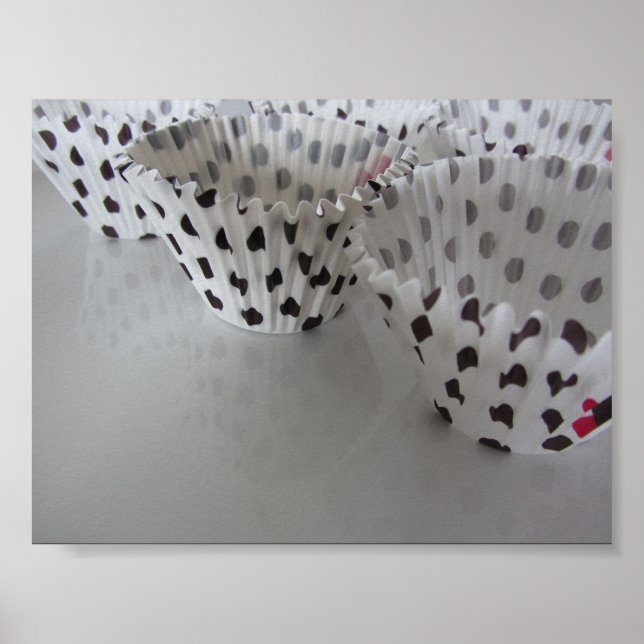 Polka Dot Cupcake Liners Poster (Vorne)