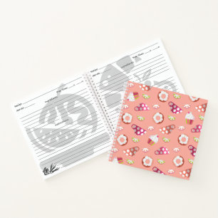 Polka Dot Cups Cakes Donuts Zitronen Rezept Notizbuch