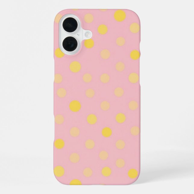 Polka Dot Delight iPhone Hülle (Rückseite)