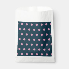 Polka Dot favorit Bags (Midnight Blue & Soft Pink) Geschenktütchen