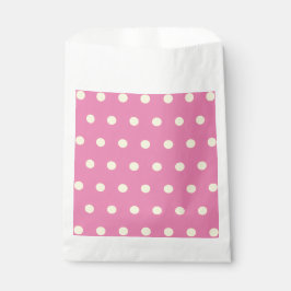 Polka Dot favorit Taschen (rosa und weich gelb) Geschenktütchen