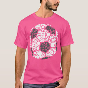 Polka Dot Football Soccer Lover Happy Dot Day Spar T-Shirt