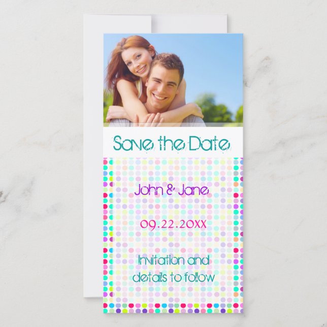 Polka Dot/Foto "Save the Date" Save The Date (Vorderseite)