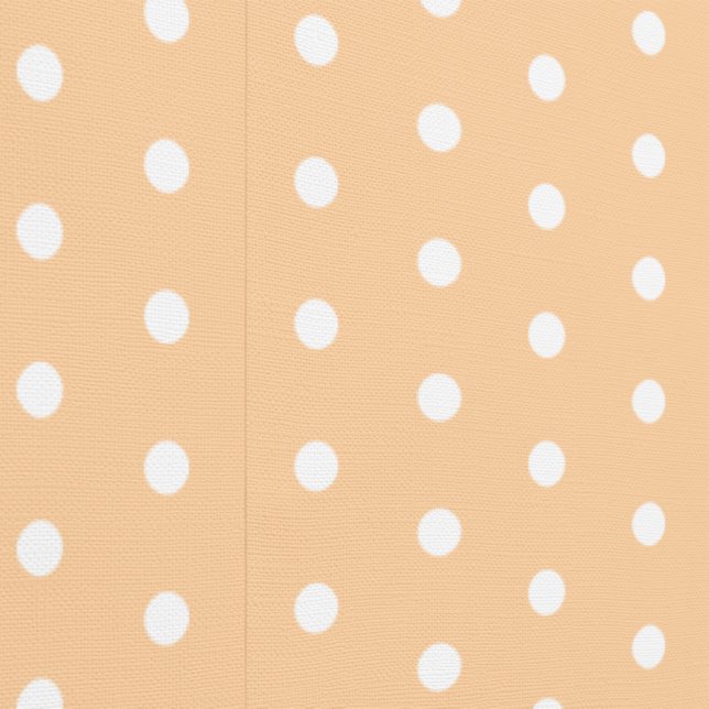 Polka Dot Gemustert Peach Light Orange Hübsch Tapete (Naht)