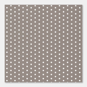 Polka Dot Gemustert Taupe Brown Elegant Stilvoll Tapete